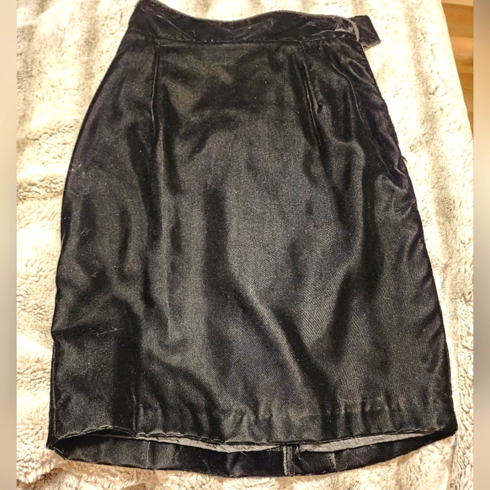 Vintage First Option Velvet Skirt